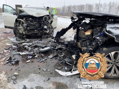 Четвертая смертельная авария за сутки произошла на дорогах Башкирии