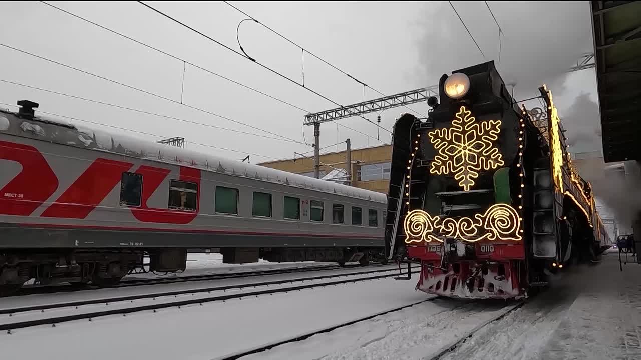 Главный Дед Мороз страны посетил столицу Башкортостана - репортаж «Вестей»