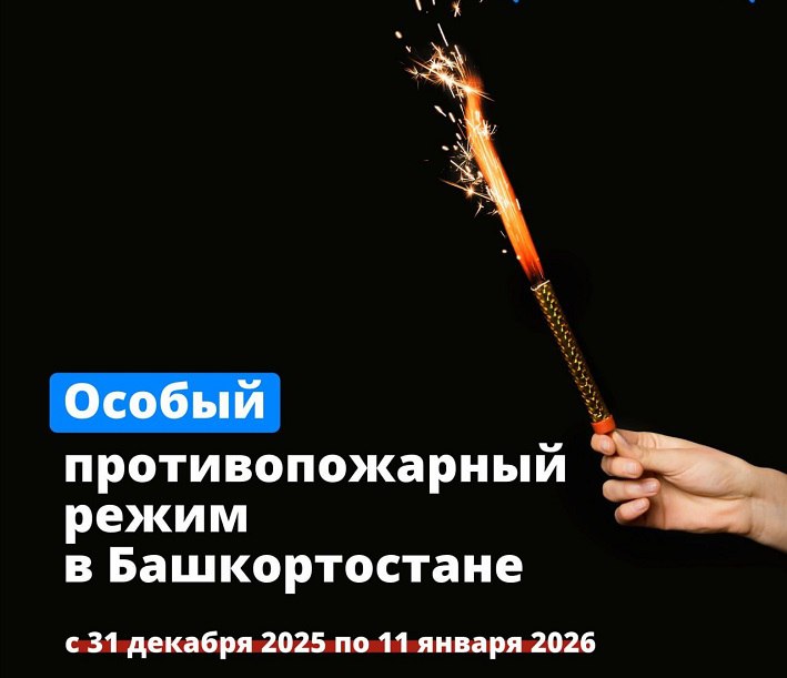 С 31 декабря в Башкирии «включат» особый противопожарный режим