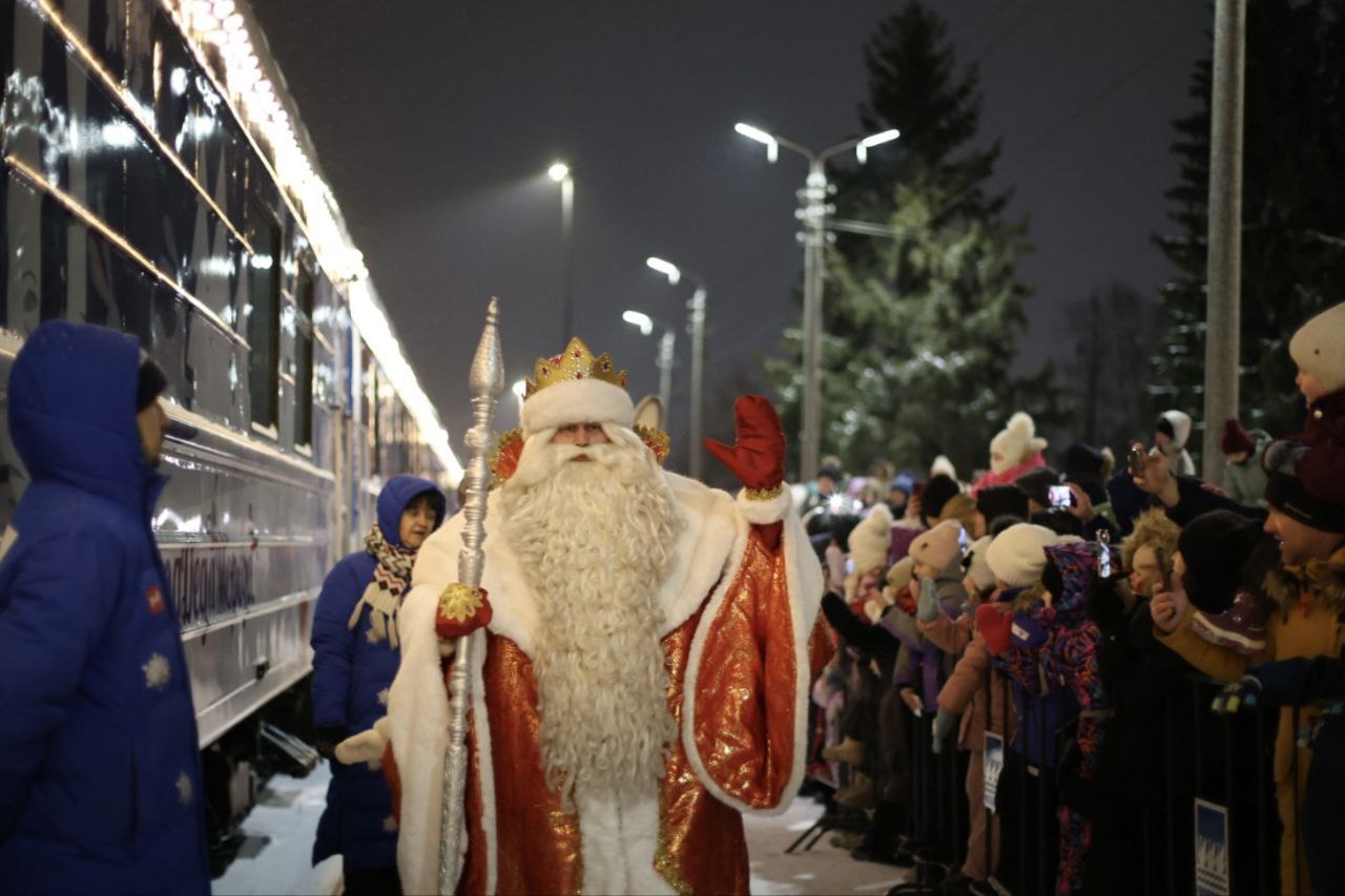 Поезд Деда Мороза в Башкортостане Поезд Деда Мороза в Башкортостане