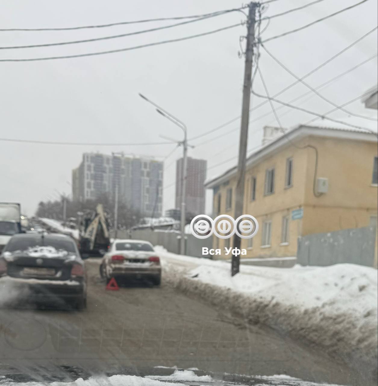 Жесткая пробка на Сочинской из-за ДТП