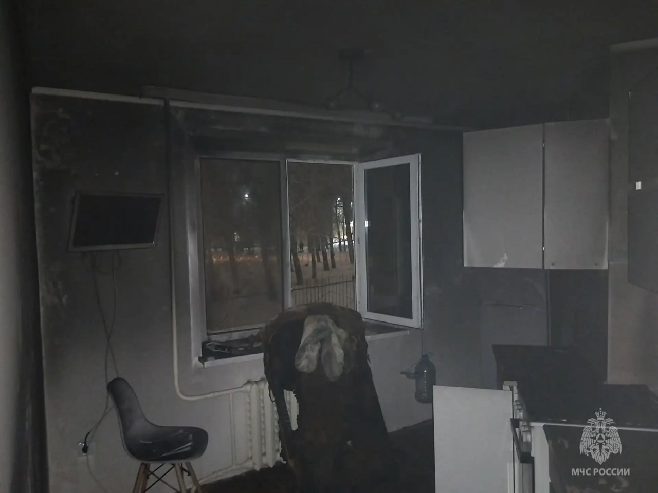 В Салавате произошёл пожар в жилом доме