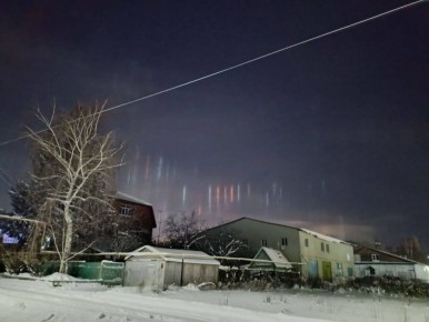Наши подписчики обнаружили северное сияние в Черниковке!