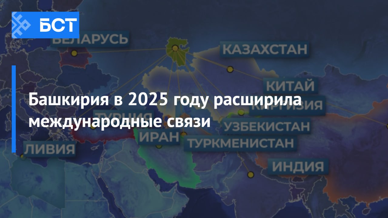 Башкирия в 2025 году расширила международные связи