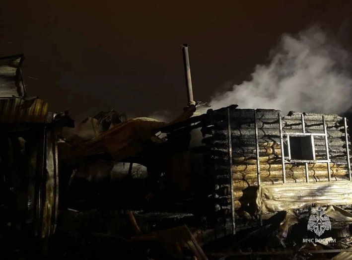 В садовом доме под Уфой заживо сгорела женщина