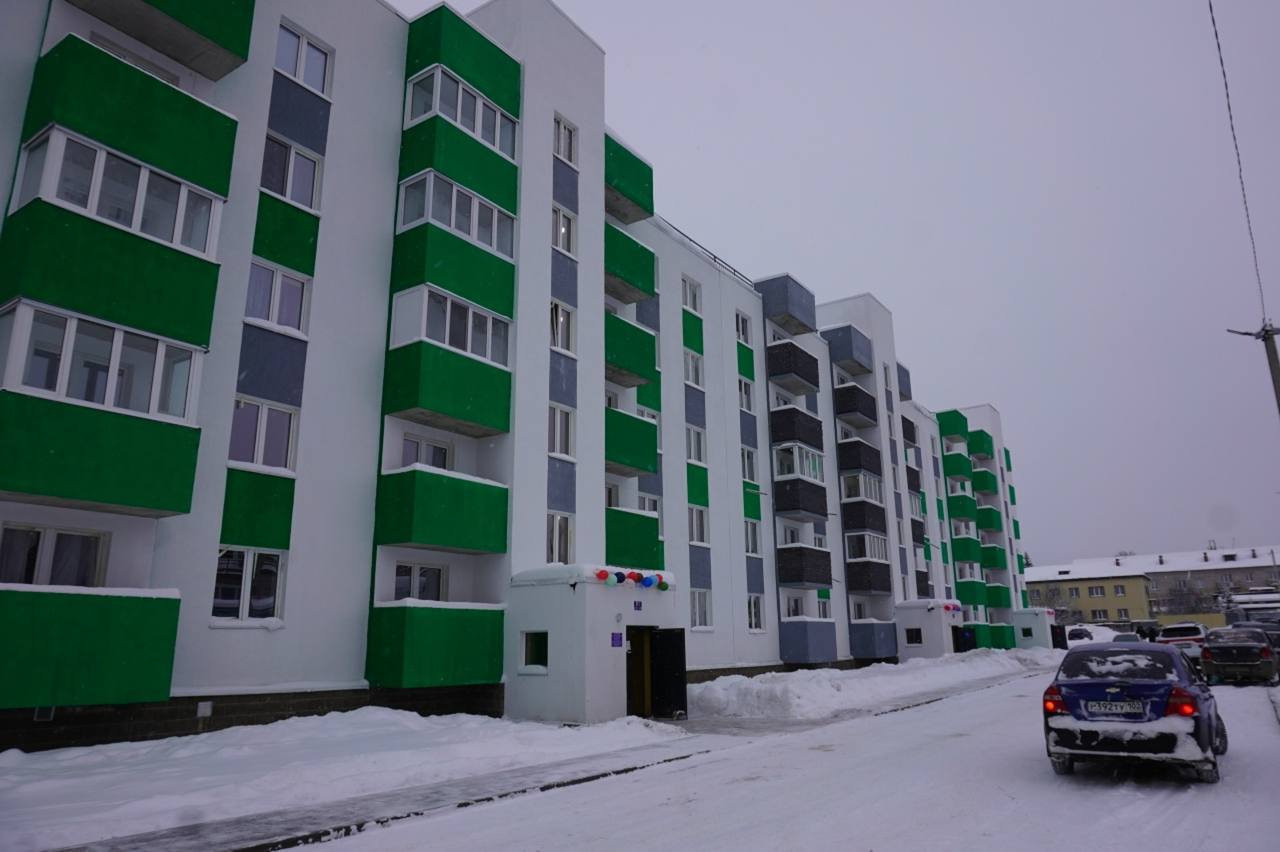 В башкирском Благовещенске жильцы ветхих домов получили ключи от новых квартир