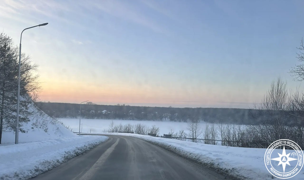 Жителей Башкортостана предупредили о гололеде на дорогах