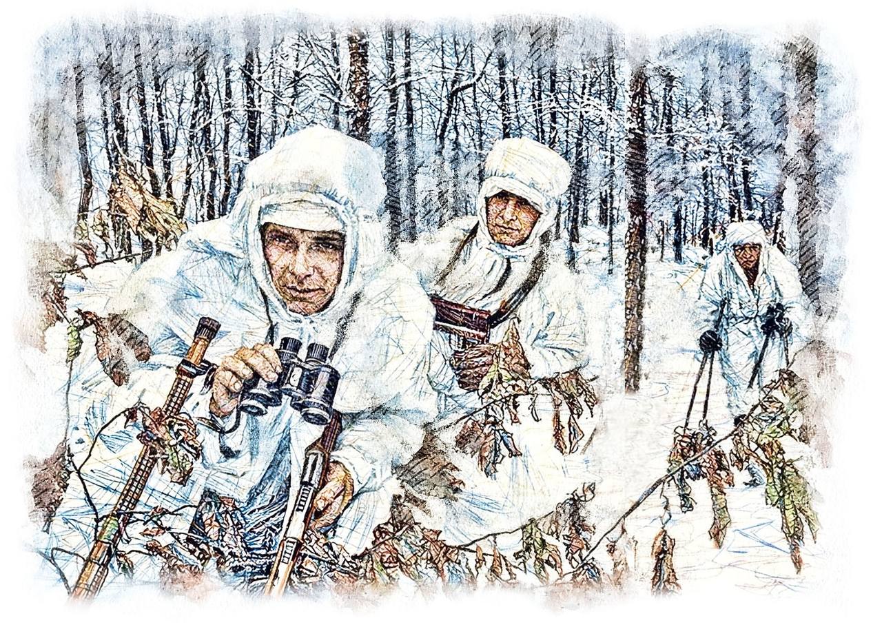 Советские невидимки. Летом 1944 года, когда дивизия подошла к границе с Белоруссией, роте Полуянова поставили боевую задачу: вывести из-за линии фронта партизанский отряд «Ходоки»