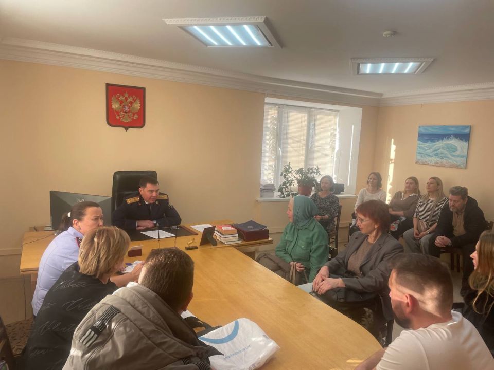 И.о. руководителя следственного управления провел личный прием граждан