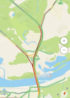 Затонское шоссе встало в жесткой пробке