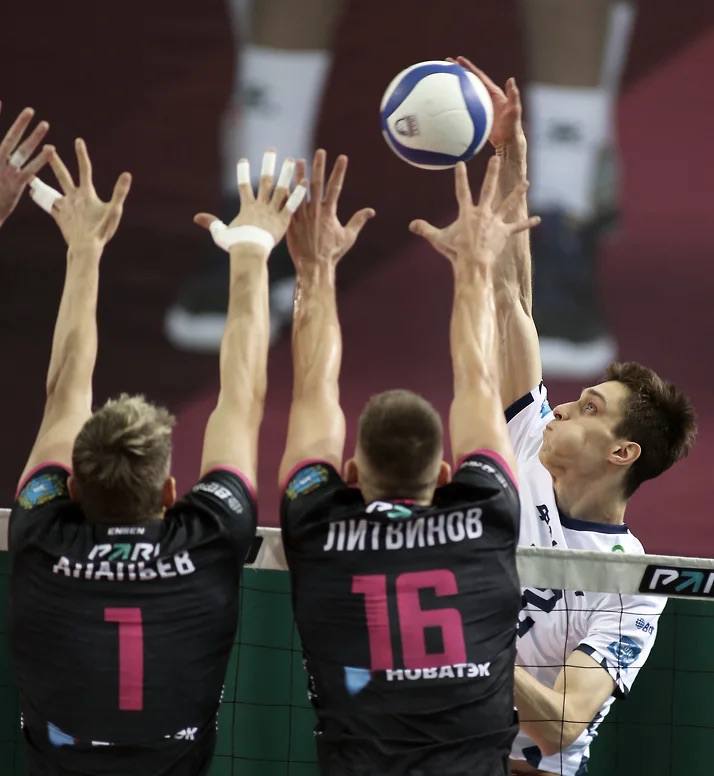 Волейболисты «Оренбуржья» победили «Динамо-Урал» в матче Суперлиги