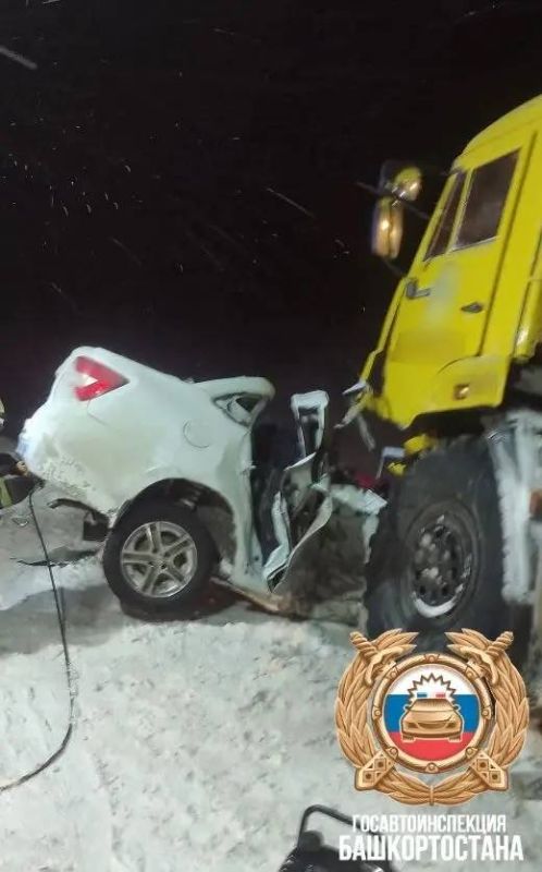 Четыре человека погибли в аварии на трассе в Белебеевском районе