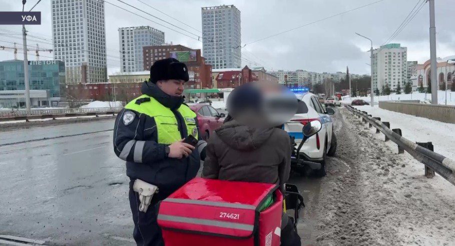 В Уфе подвели итоги рейда «Велокурьер»