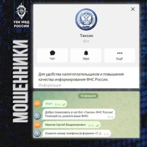Обнаружен фейковый чат-бот, который выдает себя за официальный сервис ФНС России