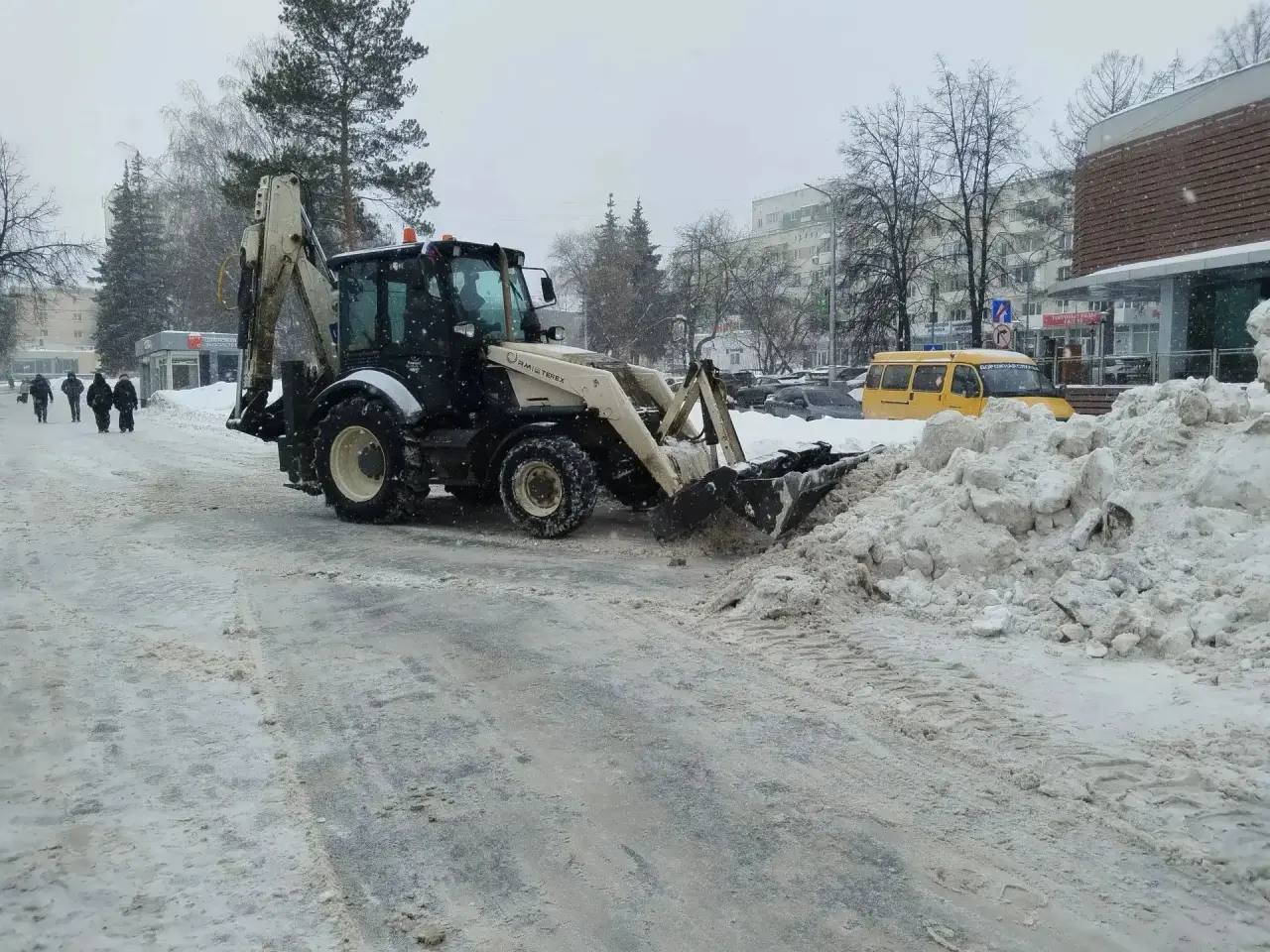 Последний день зимы выдался снежным Последний день зимы выдался снежным