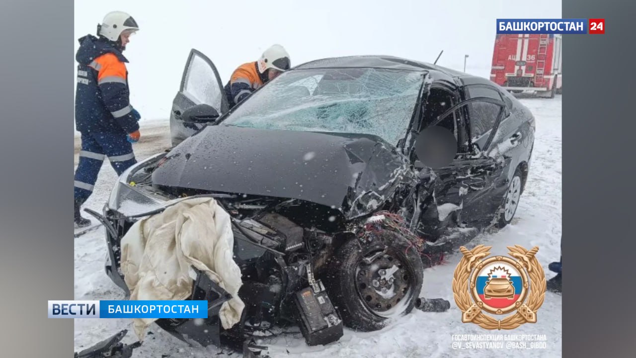 На трассе Зирган - Нордовка в Башкортостане погиб водитель Hyundai, столкнувшись с Jeep на встречной полосе На трассе Зирган - Нордовка в Башкортостане погиб водитель Hyundai, столкнувшись с Jeep на встречной полосе