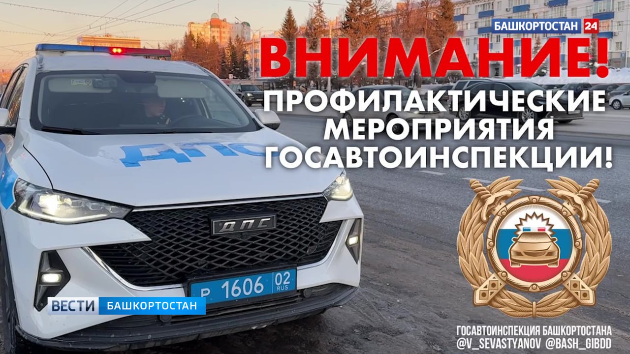 Госавтоинспекция Башкортостана проведет массовые проверки водителей