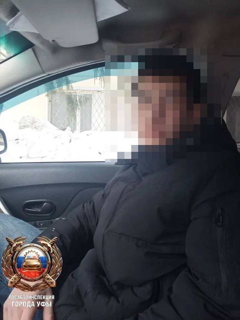 В Уфе снова поймали школьника-водителя