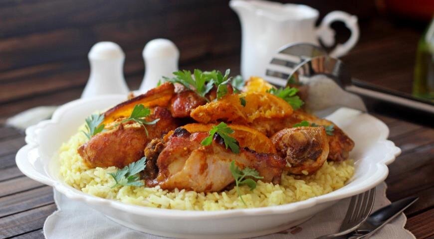 Ароматная курица с цитрусовым акцентом