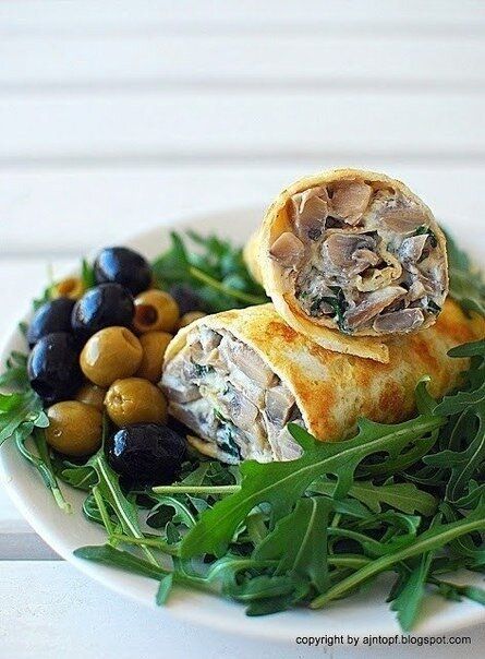 Вкусный омлет с грибами и рикоттой: простой рецепт для гурманов