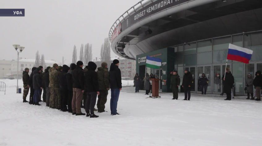 Бойцы из Башкирии отправились в зону проведения СВО после отпуска