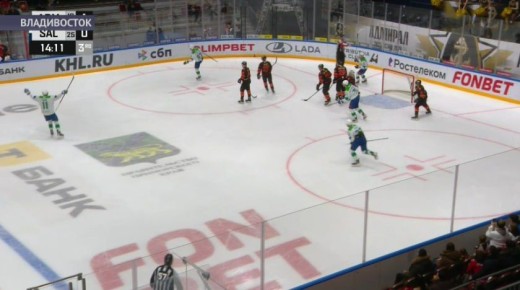 «Салават Юлаев» одержал победу над «Адмиралом» в выездном матче