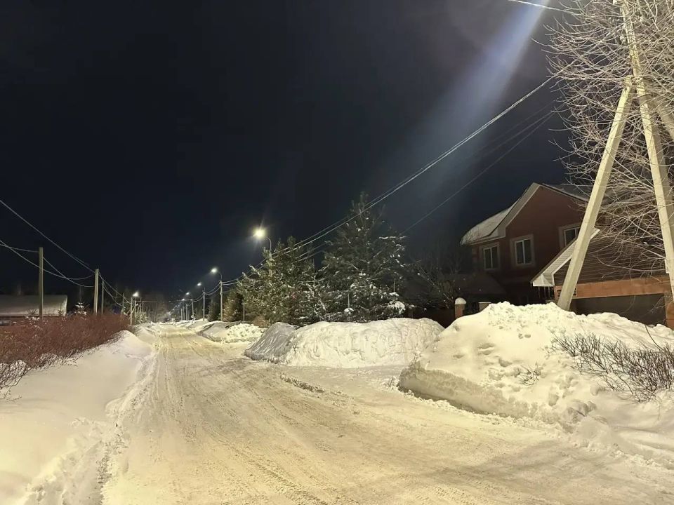 В Нагаево стало светлее!. В квартале №30 с. Нагаево полностью подключили освещение на 7 улицах