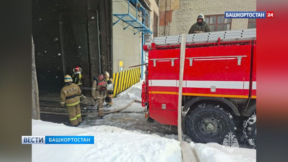 В башкирском Белорецке ликвидирован пожар в цехе металлургического комбината