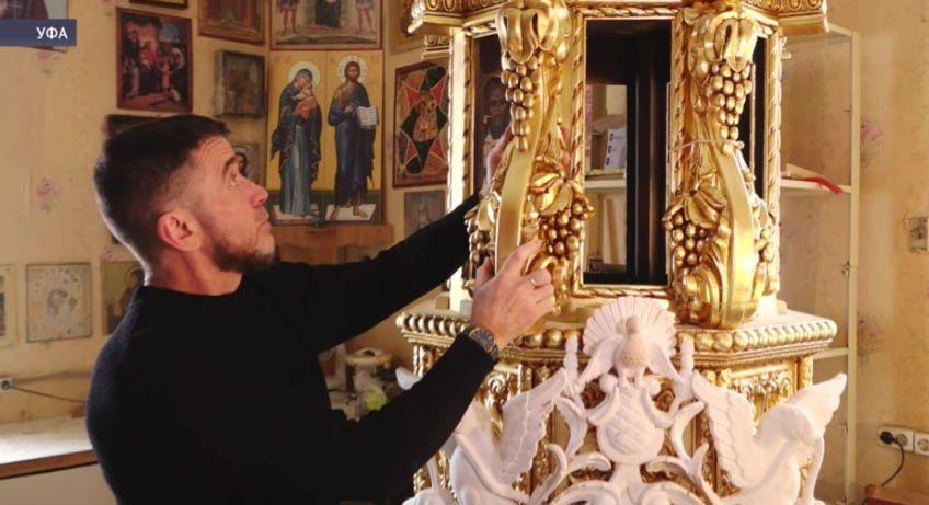 В Уфе в православной мастерской создают уникальные иконостасы и киоты