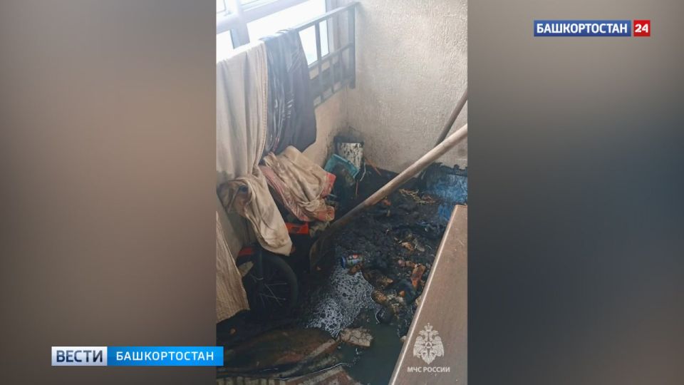 Семилетнего мальчика спасли из горящей квартиры в Уфе