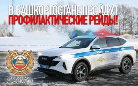 Сотрудники ГАИ Башкирии вышли с проверкой на федеральные трассы