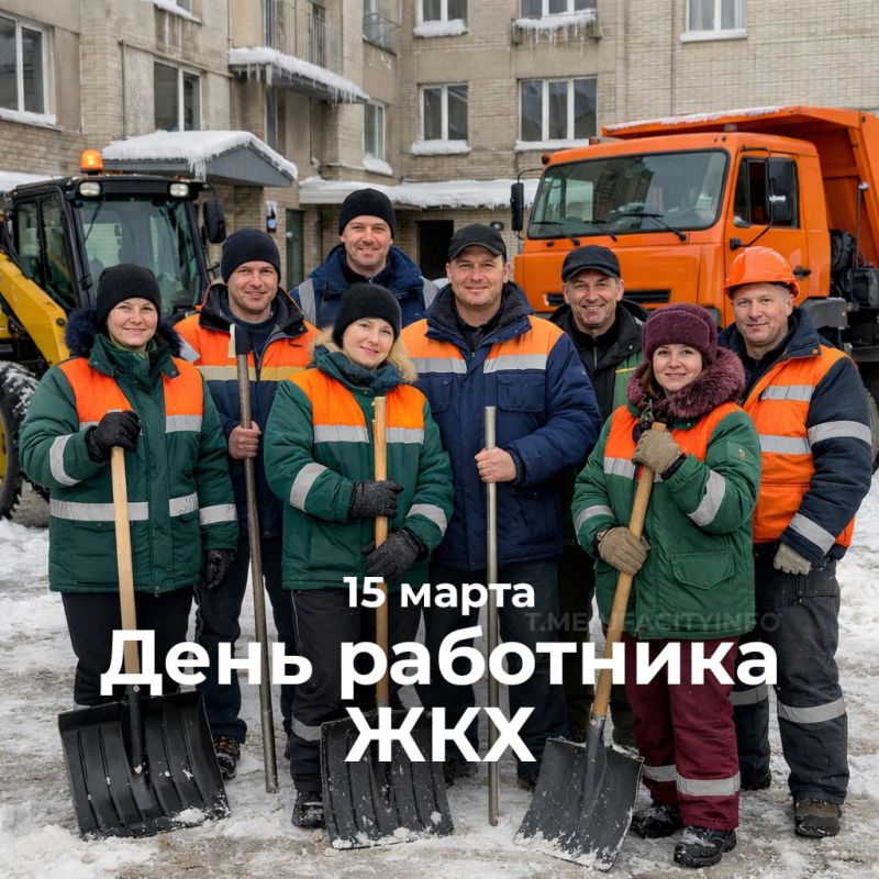 15 марта — День работника ЖКХ!