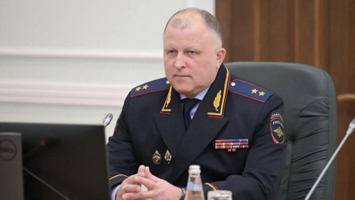 Министр внутренних дел России Владимир Колокольцев представил личному составу своего первого заместителя