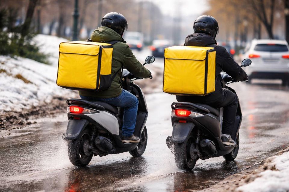 Курьерам хотят запретить личные электромопеды