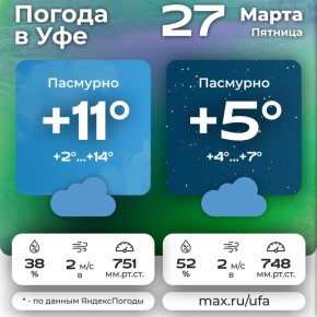 #погодавуфе. Подпишись на Город Уфа в MAX | ВКонтакте | Одноклассники