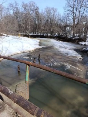 Подготовка к весеннему паводку в Калининском районе