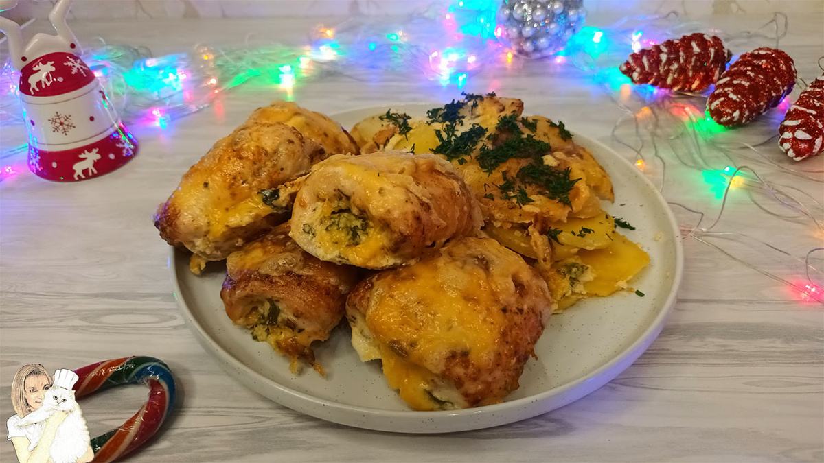 Рулетики из куриного филе с картофелем: идеальное блюдо для праздничного стола