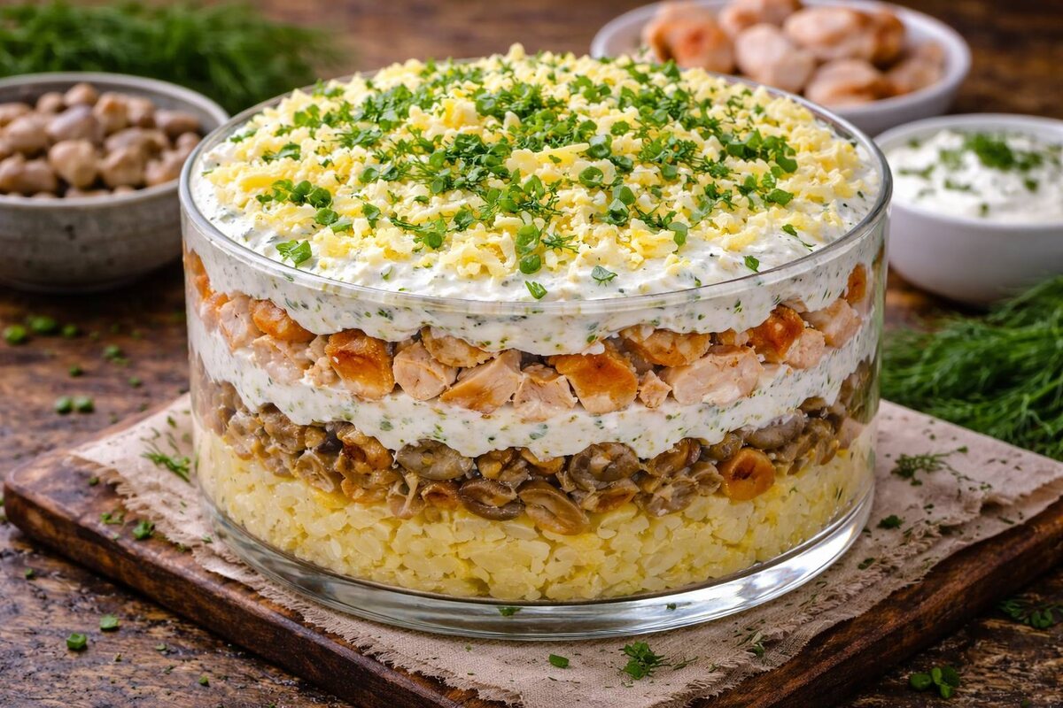 Салат, который исчезает первым: секреты вкусного угощения