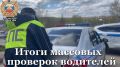 Итоги массовых проверок водителей