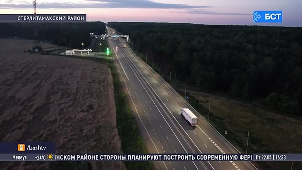 Известно, когда восстановят освещение на трассе «Уфа – Оренбург»