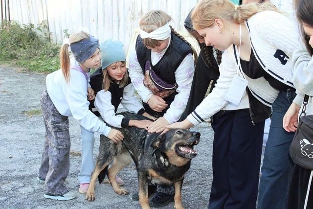 В Башкортостане ученики мультстудии и волонтеры культуры побывали в гостях в кинологической службе полиции