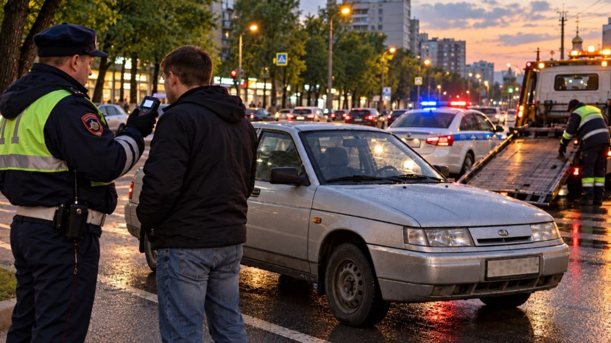 #Выпил, поехал и остался без машины: уфимца наказали за пьяную езду