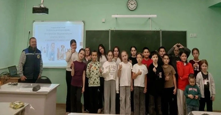 28 октября 2026 года сотрудники Бирского территориального отдела Государственного комитета Республики Башкортостан по ветеринарии провели очередной урок «Доброты» в МБУ «Гимназия имени Гали Сокороя» Татышлинского района