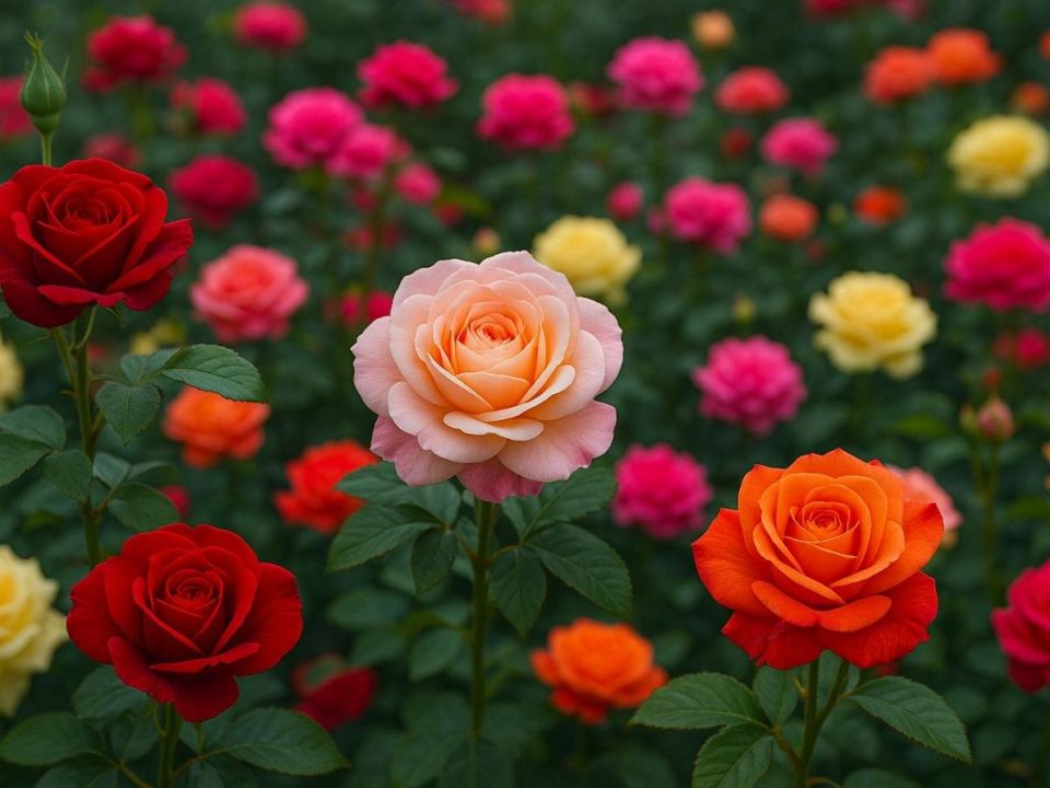 Сорт розы Jasmina завоевывает популярность благодаря обилию цветков